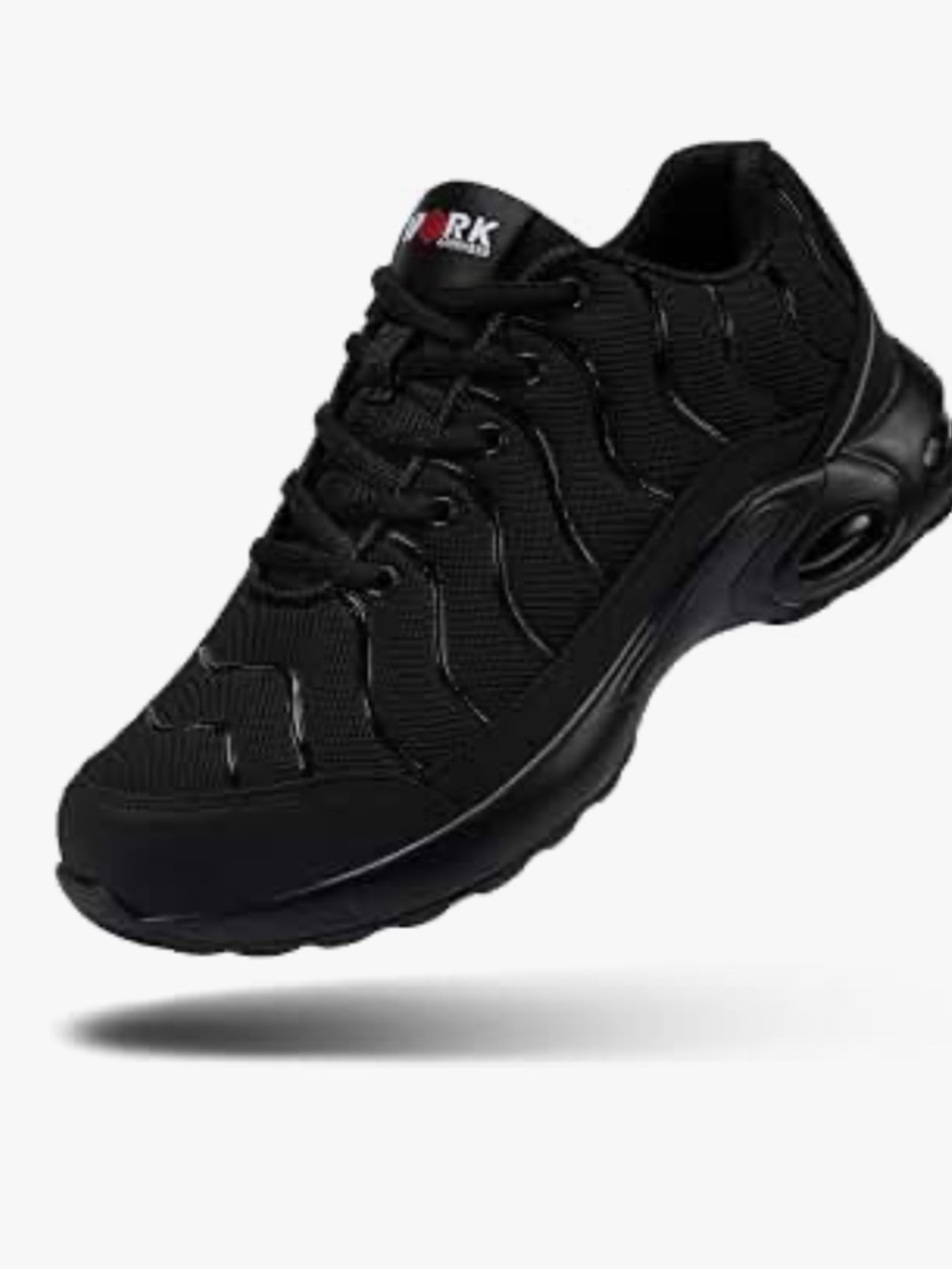 Men's Black Athletic/ Work Steel Toe Safety Shoe